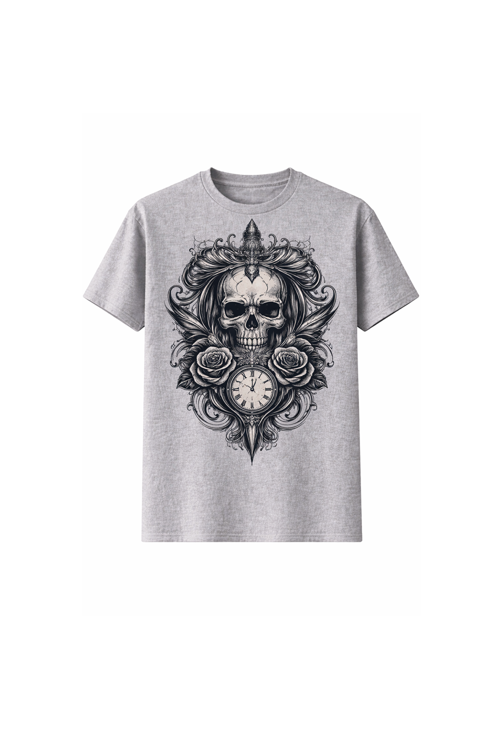 Printed grey shirt