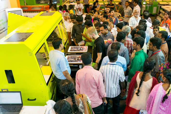 KnitShow fair in Tirupur, India